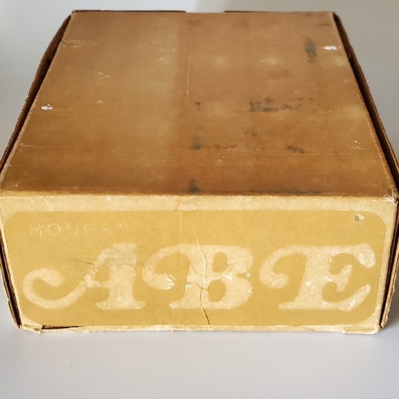 1970 NIB Decanter Abraham Lincoln Irredescent Carnival Glass Wheaton Nuline - Picture 14 of 15